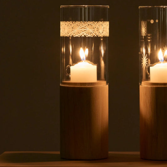 Edo Kiriko Lantern / 菊繋ぎ（きくつなぎ）